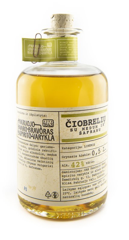 THYME LIQUEUR WITH HONEY AND SAFFRON